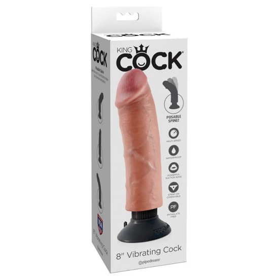 Pipedream King Cock 8 Vibrating Cock