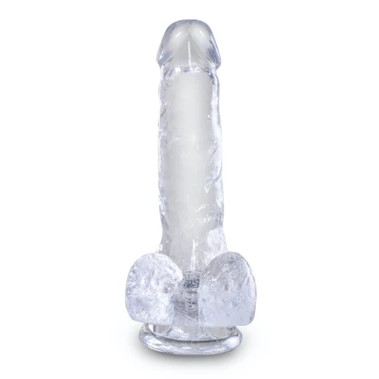 Pipedream King Cock Clear 6 With Balls