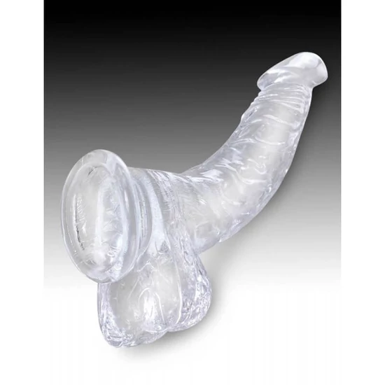 Pipedream King Cock Clear 7.5 With Balls