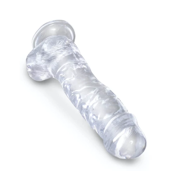 Pipedream King Cock Clear 8 With Balls