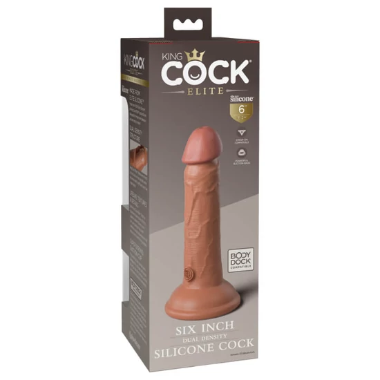 Pipedream King Cock Elite 6 Dual Density Silicone Cock