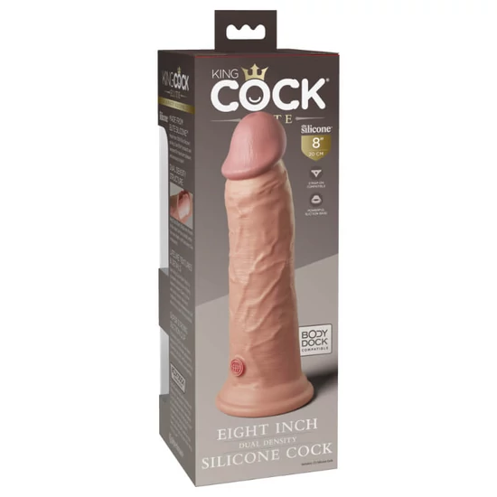 Pipedream King Cock Elite 8 Dual Density Silicone Cock