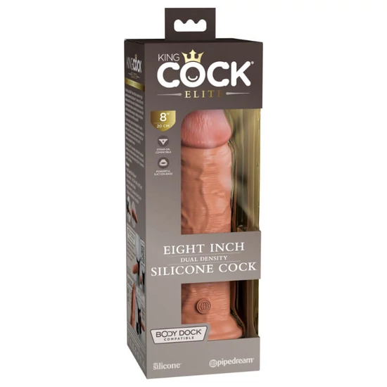 Pipedream King Cock Elite 8 Dual Density Silicone Cock