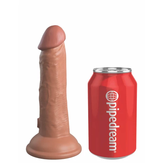 Pipedream King Cock Elite 6 Vibrating Dual Density Silicone Cock