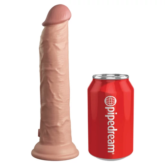 Pipedream King Cock Elite 9 Vibrating Silicone Dual Density Cock With Remote