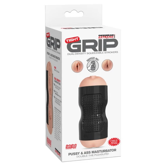 Pipedream Extreme Toyz Tight Grip Pussy & Ass Masturbator