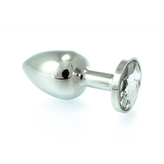 Rimba Butt Plug Small Metal With Crystal