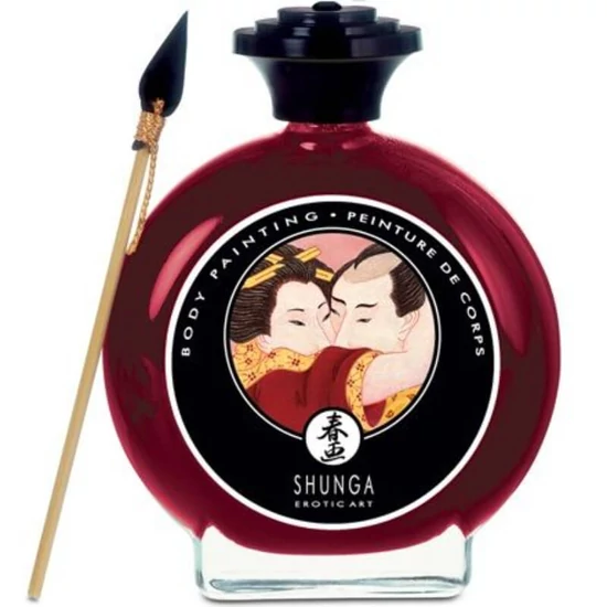 Shunga Champagne & Strawberry Bodypaint