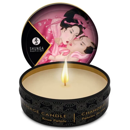 Shunga Mini Massage Candle Aphrodisia / Roses