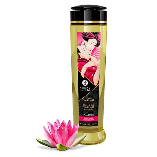 Shunga Erotic Massage Oil Sweet Lotus