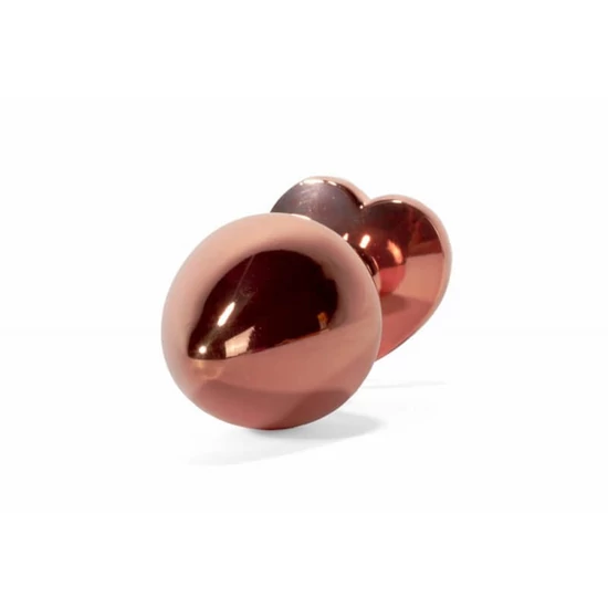 X-Men Secret Shine Metal Butt Plug Rose Gold Heart S