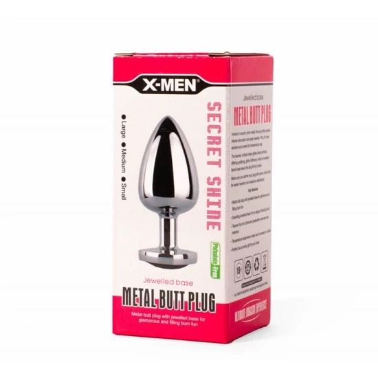 X-Men Secret Shade Metal Butt Plug L