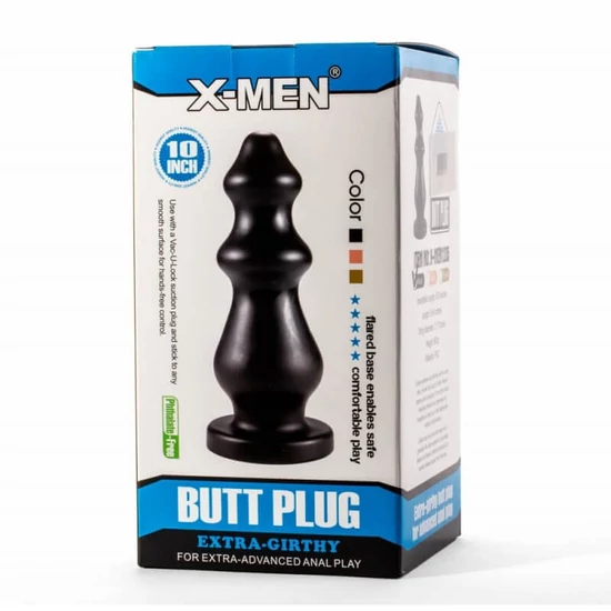 X-Men 10 Extra Girthy Butt Plug
