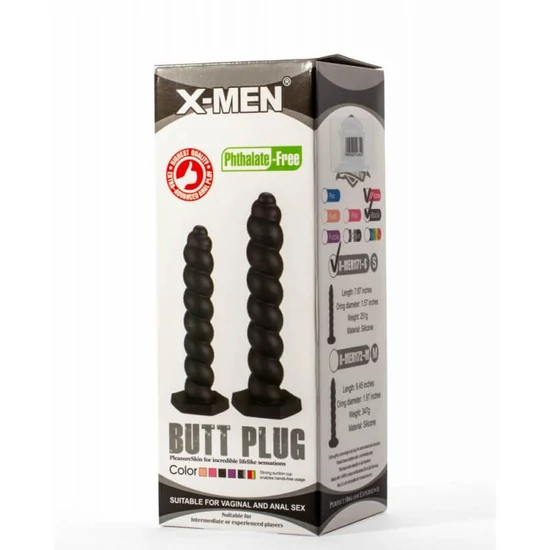 X-Men 7.87 Silicone Butt Plug