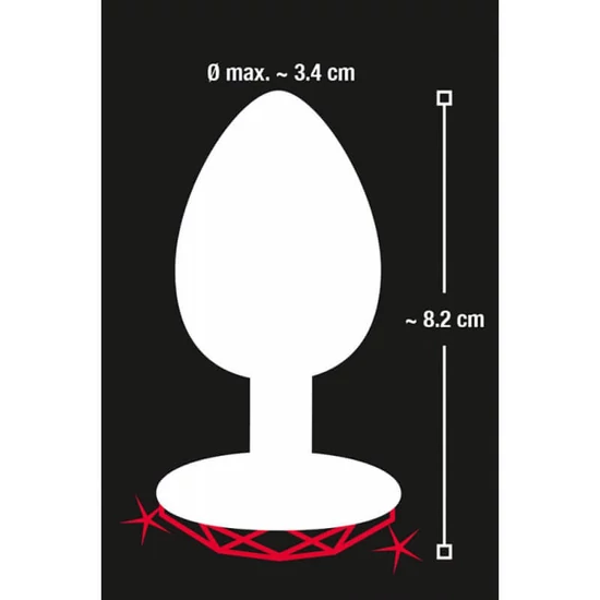You2Toys Diamond 85 g-os alumínium anál dildó