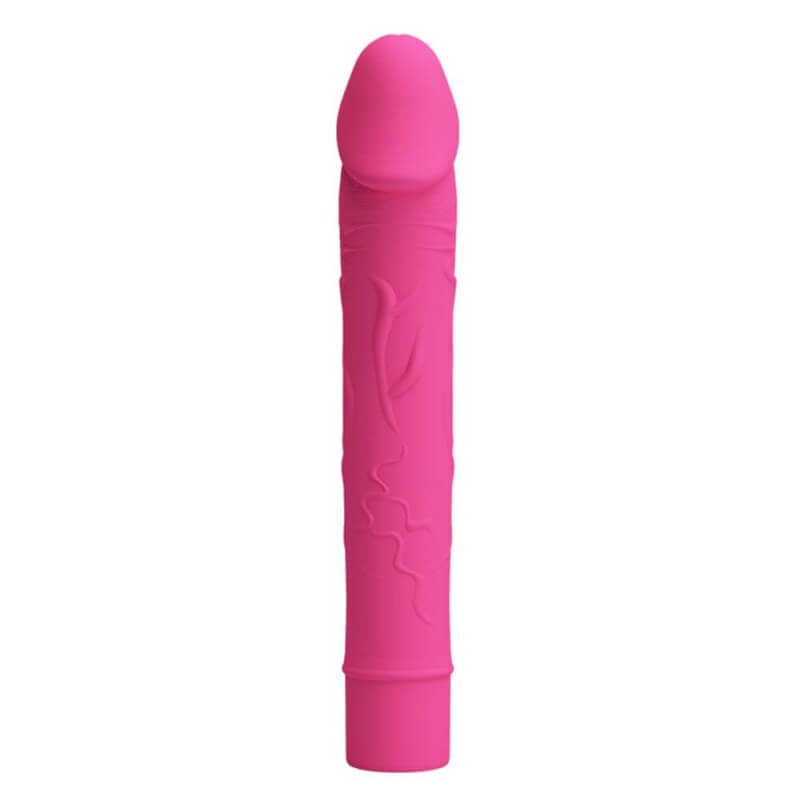 Pretty Love Vic - szilikon, G-pontos, vízálló, élethű vibrátor - 15,2 cm (rózsaszín)