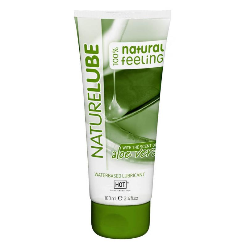 Hot NatureLube Aloe Vera - vízbázisú síkosító (100 ml)