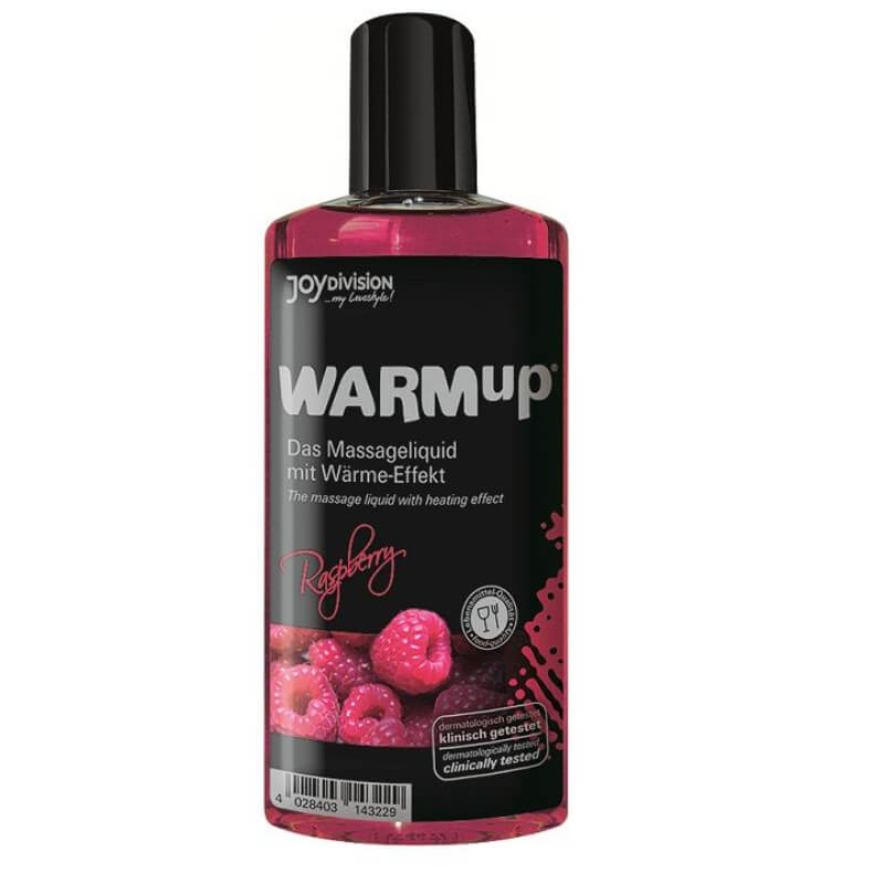 Joydivision WARMup Raspberry - masszázsolaj - málna (150 ml)