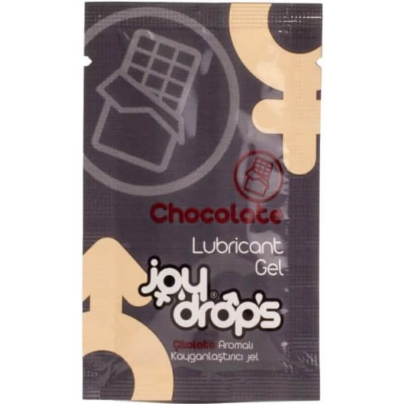 JoyDrops Chocolate - vízbázisú síkosító gél - csokoládé (5 ml)