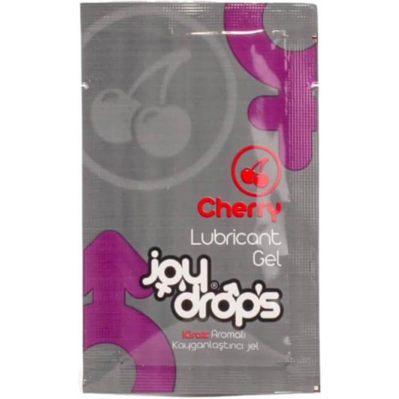 JoyDrops Cherry - vízbázisú síkosító gél - cseresznye (5 ml)