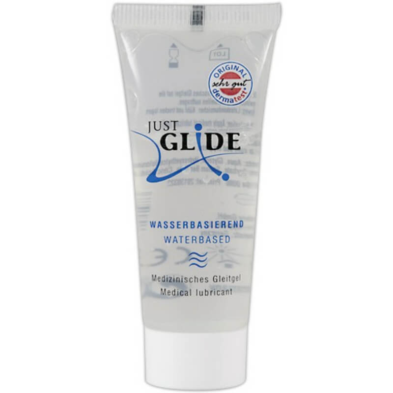 Just Glide Waterbased - vízbázisú síkosító (20 ml) (Ajándék)