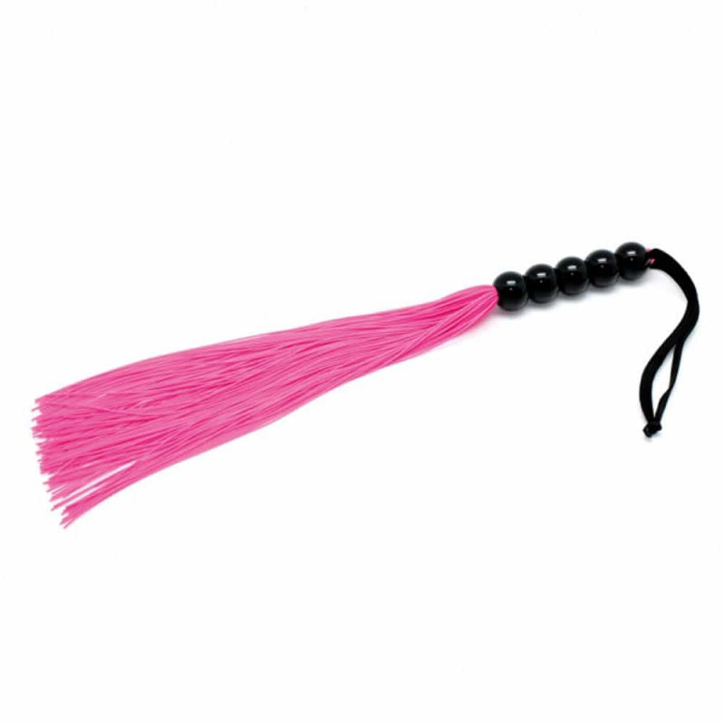 Rimba Whip - szilikon korbács - 38 cm (rózsaszín)