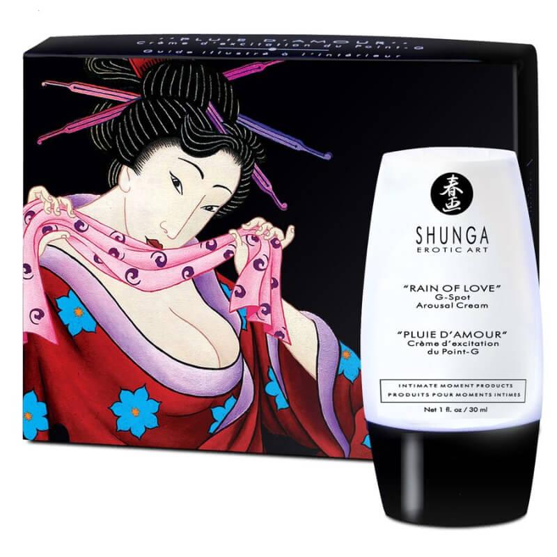 Shunga Rain of Love G-spot - vágyfokozó, stimuláló krém (30 ml)