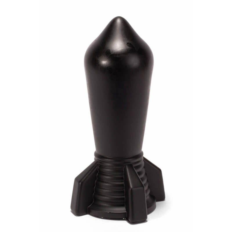 X-Men 9.6" Huge Butt Plug 2 - letapasztható anál dildó - 24,3 cm (fekete)