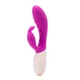 Pretty Love Master Flirtation - szilikon, akkus, G-pontos, vízálló, csiklókaros, nyuszis vibrátor - 21 cm (lila)