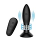 Pretty Love Mr. Play Rotation Beads Anal Plug - szilikon, akkus, távirányítós, letapasztható, vízálló anál vibrátor - 13 cm (fekete)