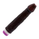 Debra Wave of Pleasure Fantasy Vibe - vízálló, élethű vibrátor - 23 cm (barna)