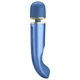 Pretty Love Colorful Massager - szilikon, akkus, vízálló, masszírozó vibrátor - 24 cm (kék)