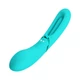 Debra Romance Lexie - szilikon, akkus, vízálló G-pont vibrátor - 20 cm (zöld)