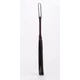 Devil Sticks Calf Leather Handle Saddle Leather Tails - bőr korbács - 60 cm (fekete)