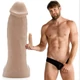Fleshlight Colby Keller - szilikon, letapasztható, herés, élethű dildó - 20 cm (testszínű)