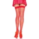 Leg Avenue Stocking With Backseam - szexi harisnya és combfix (piros)