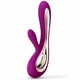 Lelo Soraya 2 - szilikon, akkus, vízálló, csiklókaros vibrátor - 22 cm (lila)