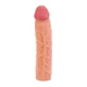 Lovetoy Pleasure X-Tender Penis Sleeve - vízálló, élethű, hosszabbító péniszköpeny - 17 cm (testszínű)