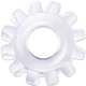 Lovetoy Power Plus Cockring 6 - vízálló péniszgyűrű (átlátszó)