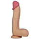 Lovetoy 10.5&quot; Legendary King-Sized Realistic Dildo - letapasztható, herés, vízálló, élethű dildó - 27 cm (testszínű)