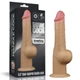 Lovetoy 9.5&quot; Handle Cock - szilikon, letapasztható, herés, vízálló, élethű dildó - 25 cm (testszínű)