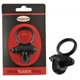 Malesation Vibro Rabbit Ring - csiklóizgatós, nyuszis, vibrációs péniszgyűrű (fekete)