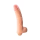 Nmc Real Seducer Flexible Vibrating Dong 8.5&quot; - herés, G-pontos, élethű vibrátor - 22 cm (testszínű)