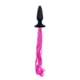 NS Novelties Unicorn Tails - szilikon, vízálló anál dildó - 10,5 cm (rózsaszín)