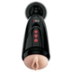 Pipedream PDX Elite Dirty Talk Starter Stroker - akkus, letapasztható, vízálló, élethű, vibrációs vagina maszturbátor (fekete-testszínű)