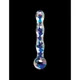 Pipedream Icicles No. 8 - üveg, vízálló dildó - 17,8 cm (kék-átlátszó)