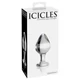 Pipedream Icicles No. 25 - üveg, vízálló anál dildó - 7,8 cm (átlátszó)