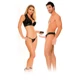 Pipedream Fetish Fantasy Series For Him Or Her Vibrating Hollow Strap-On - felcsatolható, vízálló, élethű vibrátor hámmal - 15 cm (fekete-testszínű)