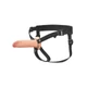 Pipedream Fantasy X-Tensions Elite 6&quot; Silicone Hollow Strap-On Dual Density - felcsatolható, vízálló, élethű dildó hámmal - 15,2 cm (testszínű)