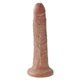 Pipedream King Cock 7&quot; Cock - letapasztható, vízálló, élethű dildó - 17,8 cm (tan)
